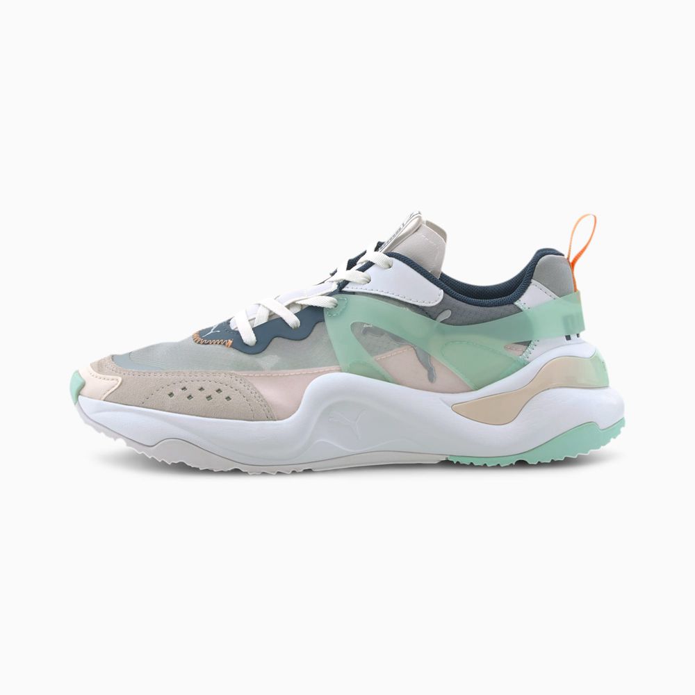 Puma Rise Női Sportcipő - Fehér/Zöld ( Hungary - LOGFY5408 )